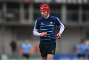 28 February 2023; Jaydon Carroll of Castleknock College during the Bank of Ireland Leinster Schools Junior Cup Quarter Final match between Castleknock College v St Michael’s College at Energia Park in Dublin. Photo by Ben McShane/Sportsfile