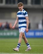 28 February 2023; Rhys Keogh of Blackrock College during the Bank of Ireland Leinster Schools Junior Cup Quarter Final match between St Gerard’s School and Blackrock College at Energia Park in Dublin. Photo by Ben McShane/Sportsfile