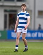 28 February 2023; Bernard White of Blackrock College during the Bank of Ireland Leinster Schools Junior Cup Quarter Final match between St Gerard’s School and Blackrock College at Energia Park in Dublin. Photo by Ben McShane/Sportsfile