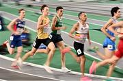 2 March 2023; Andrew Coscoran of Ireland, third left, competing in the men's 1500m heats during Day 0 of the European Indoor Athletics Championships at Ataköy Athletics Arena in Istanbul, Türkiye. Photo by Sam Barnes/Sportsfile