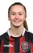 2 March 2023; Izzy Chambers poses for a portrait during a Bohemians squad portrait session at DCU Sports Complex in Dublin. Photo by Tyler Miller/Sportsfile