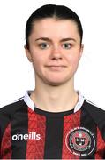 2 March 2023; Kira Bates Crosbie poses for a portrait during a Bohemians squad portrait session at DCU Sports Complex in Dublin. Photo by Tyler Miller/Sportsfile