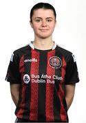 2 March 2023; Kira Bates Crosbie poses for a portrait during a Bohemians squad portrait session at DCU Sports Complex in Dublin. Photo by Tyler Miller/Sportsfile