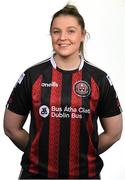 2 March 2023; Erica Byrne poses for a portrait during a Bohemians squad portrait session at DCU Sports Complex in Dublin. Photo by Tyler Miller/Sportsfile