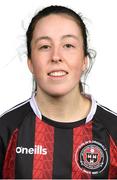 2 March 2023; Abbie O'Hara poses for a portrait during a Bohemians squad portrait session at DCU Sports Complex in Dublin. Photo by Tyler Miller/Sportsfile