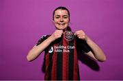 2 March 2023; Kira Bates Crosbie during a Bohemians squad portrait session at DCU Sports Complex in Dublin. Photo by David Fitzgerald/Sportsfile