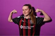 2 March 2023; Amy Ellis during a Bohemians squad portrait session at DCU Sports Complex in Dublin. Photo by David Fitzgerald/Sportsfile