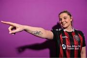 2 March 2023; Erica Byrne during a Bohemians squad portrait session at DCU Sports Complex in Dublin. Photo by David Fitzgerald/Sportsfile