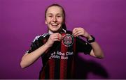 2 March 2023; Izzy Chambers during a Bohemians squad portrait session at DCU Sports Complex in Dublin. Photo by David Fitzgerald/Sportsfile