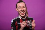 2 March 2023; Lara Phipps during a Bohemians squad portrait session at DCU Sports Complex in Dublin. Photo by David Fitzgerald/Sportsfile
