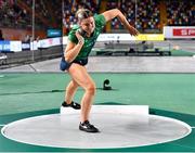 3 March 2023; Kate O'Connor of Ireland competes in the shotput event of the women's Pentathlon during Day 1 of the European Indoor Athletics Championships at Ataköy Athletics Arena in Istanbul, Türkiye. Photo by Sam Barnes/Sportsfile