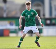 1 March 2023; Brody Lee of Republic of Ireland during the U15 international friendly match between Republic of Ireland and Wales at the Carlisle Grounds in Bray. Photo by Piaras Ó Mídheach/Sportsfile