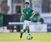 1 March 2023; Ramon Martos of Republic of Ireland during the U15 international friendly match between Republic of Ireland and Wales at the Carlisle Grounds in Bray. Photo by Piaras Ó Mídheach/Sportsfile