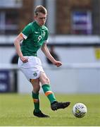 1 March 2023; Michael Noonan of Republic of Ireland during the U15 international friendly match between Republic of Ireland and Wales at the Carlisle Grounds in Bray. Photo by Piaras Ó Mídheach/Sportsfile