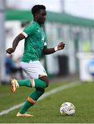 1 March 2023; Muhammad Oladiti of Republic of Ireland during the U15 international friendly match between Republic of Ireland and Wales at the Carlisle Grounds in Bray. Photo by Piaras Ó Mídheach/Sportsfile