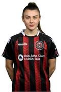 2 March 2023; Mia Dodd poses for a portrait during a Bohemians squad portrait session at DCU Sports Complex in Dublin. Photo by Tyler Miller/Sportsfile