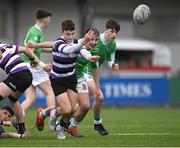 3 March 2023; Cathal Martin of Terenure College during the Bank of Ireland Leinster Schools Junior Cup Quarter-Final match between Terenure College and Gonzaga College at Energia Park in Dublin. Photo by Harry Murphy/Sportsfile