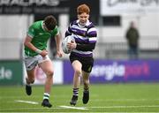 3 March 2023; Conor Quinn of Terenure College during the Bank of Ireland Leinster Schools Junior Cup Quarter-Final match between Terenure College and Gonzaga College at Energia Park in Dublin. Photo by Harry Murphy/Sportsfile