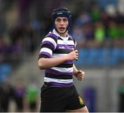 3 March 2023; Leo Zelman of Terenure College during the Bank of Ireland Leinster Schools Junior Cup Quarter-Final match between Terenure College and Gonzaga College at Energia Park in Dublin. Photo by Harry Murphy/Sportsfile