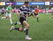 3 March 2023; Niall Fallon of Terenure College during the Bank of Ireland Leinster Schools Junior Cup Quarter-Final match between Terenure College and Gonzaga College at Energia Park in Dublin. Photo by Giselle O'Donoghue/Sportsfile