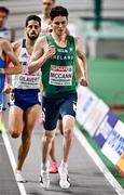3 March 2023; Luke McCann of Ireland, competes in the Men's 1500m Final during Day 1 of the European Indoor Athletics Championships at Ataköy Athletics Arena in Istanbul, Türkiye. Photo by Sam Barnes/Sportsfile