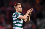 3 March 2023; Sean Hoare of Shamrock Rovers after the SSE Airtricity Men's Premier Division match between Shamrock Rovers and Derry City at Tallaght Stadium in Dublin. Photo by Seb Daly/Sportsfile