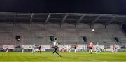 3 March 2023; Derry City goalkeeper Brian Maher during the SSE Airtricity Men's Premier Division match between Shamrock Rovers and Derry City at Tallaght Stadium in Dublin. Photo by Seb Daly/Sportsfile