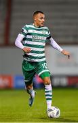 3 March 2023; Graham Burke of Shamrock Rovers during the SSE Airtricity Men's Premier Division match between Shamrock Rovers and Derry City at Tallaght Stadium in Dublin. Photo by Seb Daly/Sportsfile
