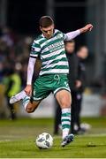 3 March 2023; Sean Gannon of Shamrock Rovers during the SSE Airtricity Men's Premier Division match between Shamrock Rovers and Derry City at Tallaght Stadium in Dublin. Photo by Seb Daly/Sportsfile