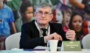 4 March 2023; LGFA cultural and language officer Hugh Devenney during the LGFA 2023 Annual Congress at Knightsbrook Hotel in Trim, Meath. Photo by Brendan Moran/Sportsfile