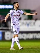 3 March 2023; Jordan Flores of Bohemians during the SSE Airtricity Men's Premier Division match between Shelbourne and Bohemians at Tolka Park in Dublin. Photo by Tyler Miller/Sportsfile