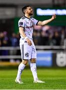 3 March 2023; Jordan Flores of Bohemians during the SSE Airtricity Men's Premier Division match between Shelbourne and Bohemians at Tolka Park in Dublin. Photo by Tyler Miller/Sportsfile
