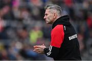 4 March 2023; Derry manager Rory Gallagher during the Allianz Football League Division 2 match between Derry and Dublin at Celtic Park in Derry. Photo by Ramsey Cardy/Sportsfile