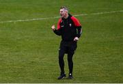 4 March 2023; Derry manager Rory Gallagher during the Allianz Football League Division 2 match between Derry and Dublin at Celtic Park in Derry. Photo by Ramsey Cardy/Sportsfile