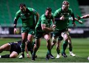 4 March 2023; Shane Bolton of Connacht makes a break during the United Rugby Championship match between Dragons and Connacht at Rodney Parade in Newport, Wales. Photo by Chris Fairweather/Sportsfile