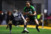 4 March 2023; John Porch of Connacht in action against Angus O'Brien of Dragons during the United Rugby Championship match between Dragons and Connacht at Rodney Parade in Newport, Wales. Photo by Ben Evans/Sportsfile