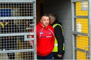 5 March 2023; Brian Hurley of Cork walks out to the pitch before the Allianz Football League Division 2 match between Clare and Cork at Cusack Park in Ennis, Clare. Photo by John Sheridan/Sportsfile