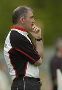 6 June 2004; Mickey Harte, Tyrone manager. Bank of Ireland Ulster Senior Football Championship, Tyrone v Fermanagh, St. Tighernach's Park, Clones, Co. Monaghan. Picture credit; Damien Eagers / SPORTSFILE