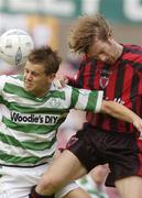 12 June 2004; Shane Robinson, Shamrock Rovers in action against Simon Webb, Bohemians. eircom league, Premier Division, Shamrock Rovers v Bohemians, Dalymount Park, Dublin. Picture credit; Pat Murphy / SPORTSFILE