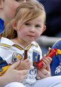 12 June 2004; A young Wicklow supporter watches on during the game. Bank of Ireland Football Championship Qualifier, Round 1, Wicklow v Derry, County Grounds, Aughrim, Co. Wicklow. Picture credit; David Maher / SPORTSFILE