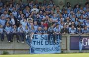 12 June 2004; Dublin fans, in support of Tommy Lyons, at the game. Bank of Ireland Football Championship Qualifier, Round 1, Dublin v London, Parnell Park, Dublin. Picture credit; Ray McManus / SPORTSFILE
