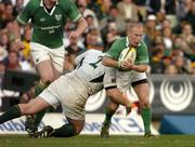 12 June 2004; Peter Stringer, Ireland, is tackled by John Smit, South Africa. South Africa Tour June 2004, South Africa v Ireland, Vodacompark, Bloemfontein, Free State, South Africa. Picture credit; Matt Browne / SPORTSFILE