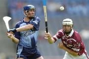 13 June 2004; Carl Meehan, Dublin, in action against Vincent Bateman, Westmeath. Guinness Leinster Senior Hurling Championship Quarter-Final, Dublin v Westmeath, Croke Park, Dublin. Picture credit; Ray McManus / SPORTSFILE