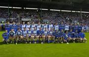 6 June 2004; The Waterford panel. Guinness Munster Senior Hurling Championship Semi-Final, Tipperary v Waterford, Pairc Ui Chaoimh, Cork. Picture credit; Pat Murphy / SPORTSFILE