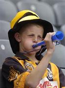 13 June 2004; A young Kilkenny fan during the game. Guinness Leinster Senior Hurling Championship Semi-Final, Kilkenny v Wexford, Croke Park, Dublin. Picture credit; Brian Lawless / SPORTSFILE