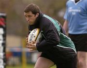 15 June 2004; Marcus Horan in action during Ireland rugby squad training. The Villages Rugby Ground, Cape Town, South Africa. Picture credit; Matt Browne / SPORTSFILE