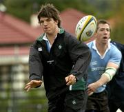 15 June 2004; Donnacha O'Callaghan in action against Guy Easterby during Ireland rugby squad training. The Villages Rugby Ground, Cape Town, South Africa. Picture credit; Matt Browne / SPORTSFILE