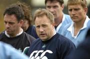 15 June 2004; Coach Eddie O'Sullivan pictured during Ireland rugby squad training. The Villages Rugby Ground, Cape Town, South Africa. Picture credit; Matt Browne / SPORTSFILE