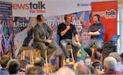 22 August 2013; Newstalk 106-108 FM’s Off the Ball presenter Ger Gilroy, right, with from left former Mayo player David Brady, left, and Connacht rugby captain Gavin Duffy during the of the live broadcast of Ireland’s most popular sports radio show ‘Off the Ball’ at Castlebar Mitchels GAA Club in Mayo on Thursday 22nd August. The ‘Off The Ball Roadshow with Ulster Bank’, which has already been to Donegal and Kerry, will also visit Cork and Dublin, to give GAA fans the opportunity to experience the multi award-winning show, where they will broadcast live from GAA haunts and clubs across the country. As part of the summer-long roadshow, Ulster Bank is also searching for Ireland’s ‘Best GAA Fan’. GAA super-fans are being invited to log on to ulsterbank.com/GAA to submit their most passionate and dedicated stories, pictures and videos that demonstrate the lengths they go to in supporting their county. There will be weekly prizes and Ireland’s Best GAA Fan will be chosen to win €5,000 towards a home make-over and a trip to the GAA All-Ireland Senior Football Final. Castlebar Mitchels GAA Club, Elvery's MacHale Park, Castlebar, Co. Mayo. Picture credit: Matt Browne / SPORTSFILE