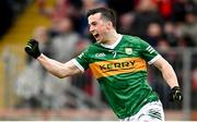 5 March 2023; Paul Murphy of Kerry celebrates after scoring his side's second goal during the Allianz Football League Division 1 match between Tyrone and Kerry at O'Neill's Healy Park in Omagh, Tyrone. Photo by Ramsey Cardy/Sportsfile